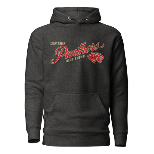 Caney Creek High School Panther Heather Charcoal Premium Unisex Hoodie 223