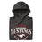 Neatly folded North Shore High School Mustangs Dark Grey Premium Unisex Hoodie 211