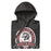 Neatly folded North Shore High School Mustangs Dark Grey Premium Unisex Hoodie 212