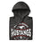 Neatly folded North Shore High School Mustangs Dark Grey Premium Unisex Hoodie 218