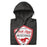 Neatly folded North Shore High School Mustangs Dark Grey Premium Unisex Hoodie 225