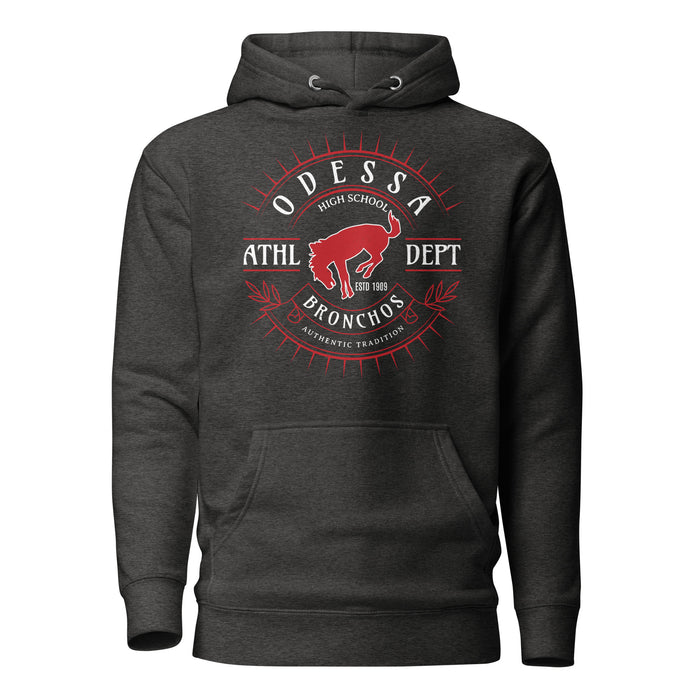 Odessa High School Bronchos Dark Grey Premium Unisex Hoodie 201