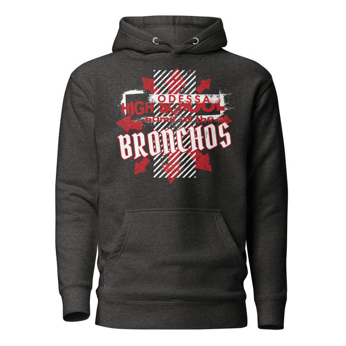 Odessa High School Bronchos Dark Grey Premium Unisex Hoodie 210