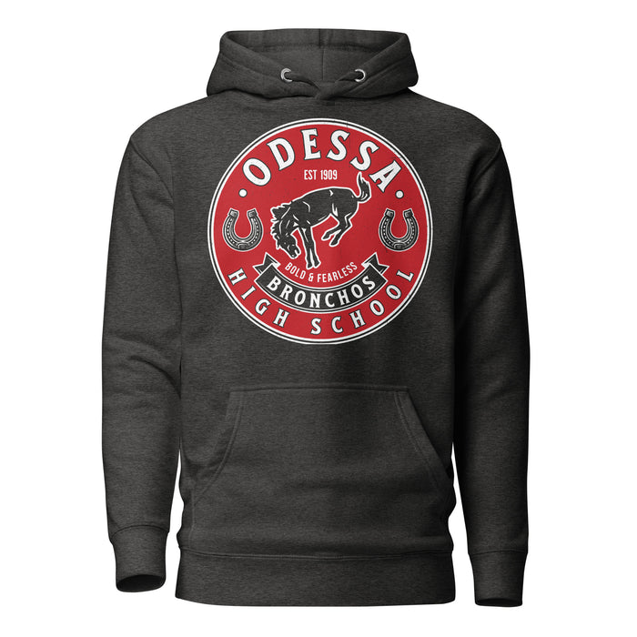 Odessa High School Bronchos Dark Grey Premium Unisex Hoodie 215