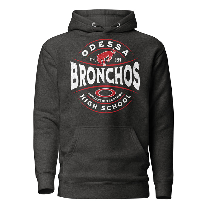 Odessa High School Bronchos Dark Grey Premium Unisex Hoodie 218