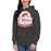 Woman wearing Odessa High School Bronchos Dark Grey Premium Unisex Hoodie 219