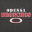 Close-up view of Odessa High School Bronchos Dark Grey Premium Unisex Hoodie 222