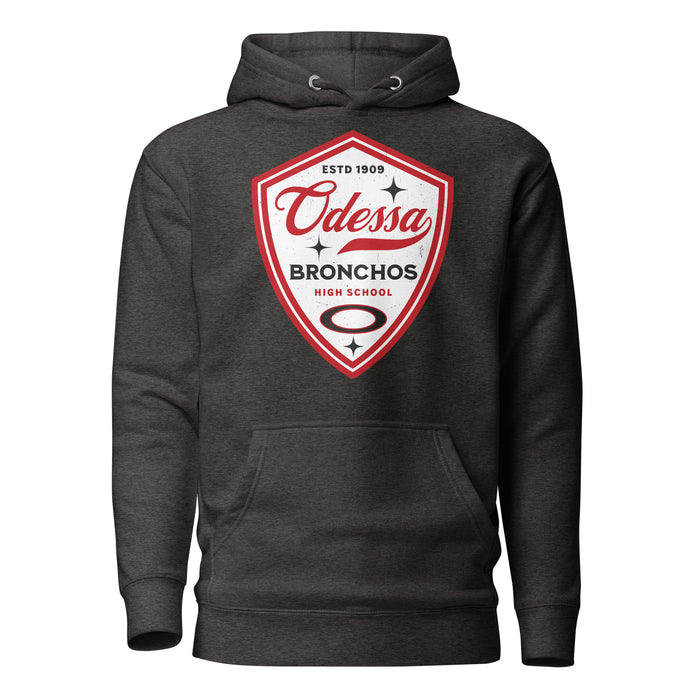 Odessa High School Bronchos Dark Grey Premium Unisex Hoodie 225