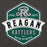 Close-up view of Reagan High School Rattlers Premium Dark Grey Hoodie 209