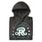 Neatly folded Reagan High School Rattlers Premium Dark Grey Hoodie 214