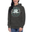 Woman wearing Reagan High School Rattlers Premium Dark Grey Hoodie 214