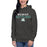 Woman wearing Reagan High School Rattlers Premium Dark Grey Hoodie 222