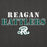 Close-up view of Reagan High School Rattlers Premium Dark Grey Hoodie 222