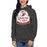 Woman wearing Round Rock High School Dragons Dark Grey Premium Unisex Hoodie 219