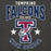 Close-up view of Tompkins High School Falcons Dark Grey Premium Unisex Hoodie 213