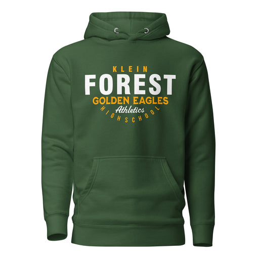 Klein Forest High School Premium Unisex Forest Green Hoodie 12