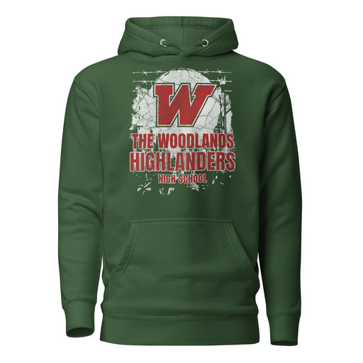 The Woodlands High School Forest Green Premium Unisex Hoodie 201