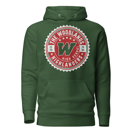 The Woodlands High School Forest Green Premium Unisex Hoodie 202