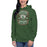 Woman wearing The Woodlands High School Forest Green Premium Unisex Hoodie 208