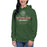 Woman wearing The Woodlands High School Forest Green Premium Unisex Hoodie 216