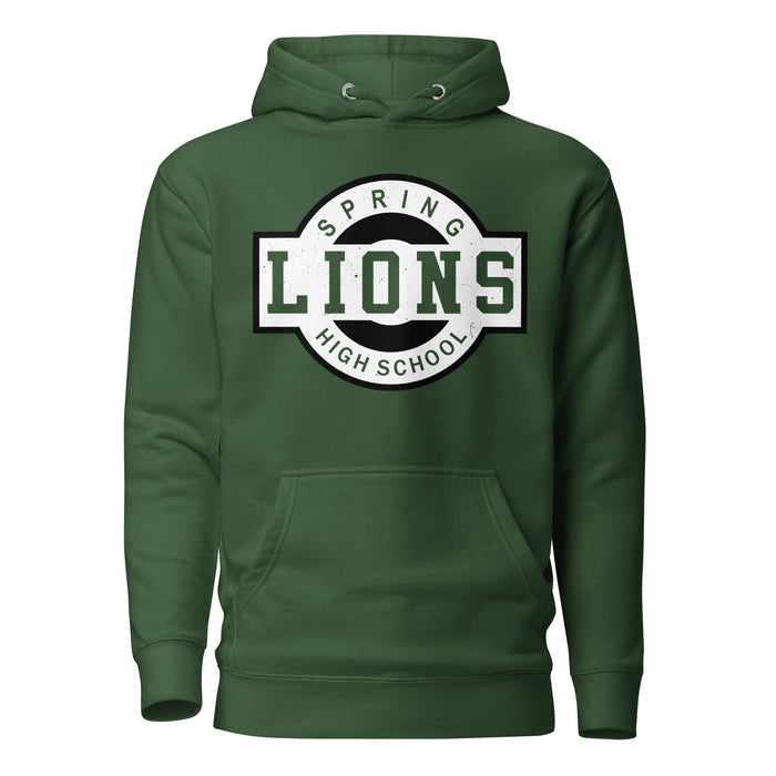 Spring High School Lions Forest Green Premium Unisex Hoodie 011