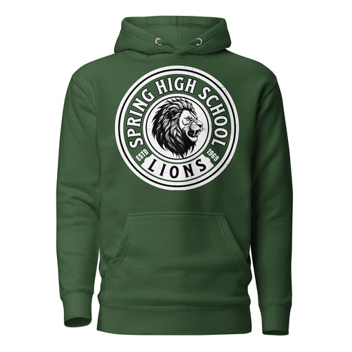 Spring High School Lions Forest Green Premium Unisex Hoodie 220