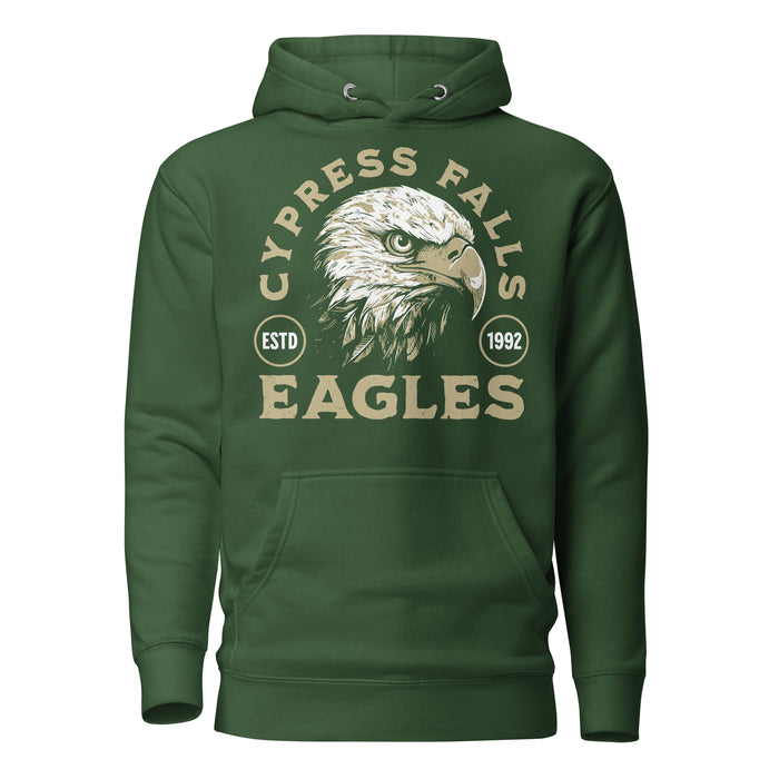 Cypress Falls High School Eagles Forest Green Premium Unisex Hoodie 208