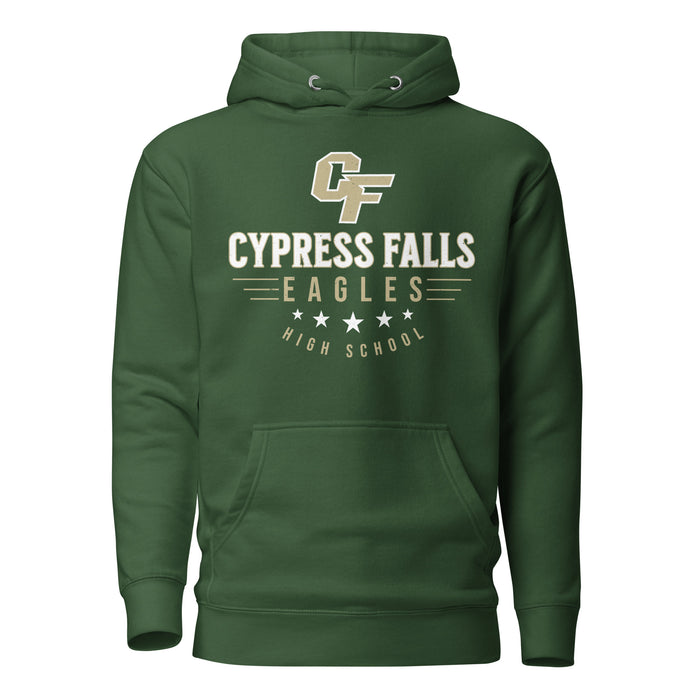 Cypress Falls High School Eagles Forest Green Premium Unisex Hoodie 217
