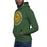 Man wearing a Klein Forest High School Premium Unisex Forest Green Hoodie 02