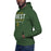 Man wearing a Klein Forest High School Premium Unisex Forest Green Hoodie 03