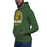 Man wearing a Klein Forest High School Premium Unisex Forest Green Hoodie 04