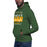 Man wearing a Klein Forest High School Premium Unisex Forest Green Hoodie 05