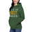 Woman wearing a Klein Forest High School Premium Unisex Forest Green Hoodie 17