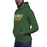 Man wearing a Klein Forest High School Premium Unisex Forest Green Hoodie 21