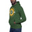 Man wearing a Klein Forest High School Premium Unisex Forest Green Hoodie 30