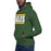 Man wearing a Klein Forest High School Premium Unisex Forest Green Hoodie 98