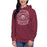 Woman wearing Cy-Fair High School Bobcats Maroon Premium Unisex Hoodie 207