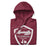 Neatly folded Lewisville High School Farmers Maroon Premium Unisex Hoodie 224