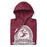 Neatly folded Round Rock High School Dragons Maroon Premium Unisex Hoodie 212