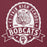 Close-up view of Cy-Fair High School Bobcats Maroon Premium Unisex Hoodie 212
