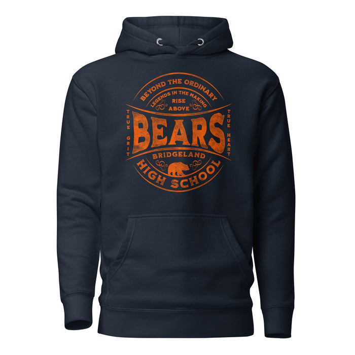 Bridgeland Bears Premium Navy Hoodie - Design 10