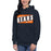 Woman wearing a Bridgeland Bears Premium Navy Hoodie - Design 84