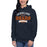 Woman wearing a Bridgeland Bears Premium Navy Hoodie - Design 96