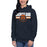 Woman wearing a Bridgeland Bears Premium Navy Hoodie - Design 101