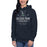 Woman wearing a College Park High School Cavaliers Premium Navy Hoodie 206