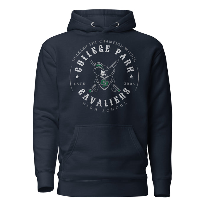 College Park High School Cavaliers Premium Navy Hoodie 211