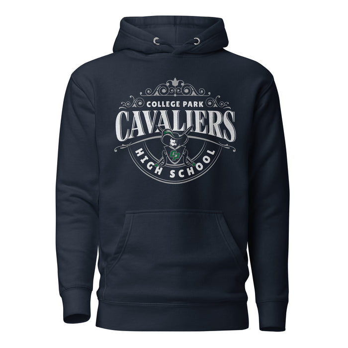 College Park High School Cavaliers Premium Navy Hoodie 214