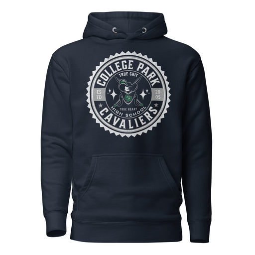 College Park High School Cavaliers Premium Navy Hoodie 215