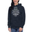 Woman wearing a College Park High School Cavaliers Premium Navy Hoodie 218