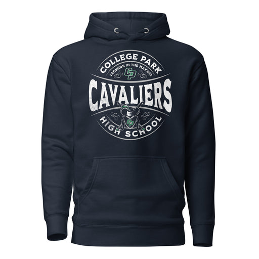 College Park High School Cavaliers Premium Navy Hoodie 220